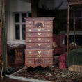 Load image into Gallery viewer, Walter J Schutter IGMA Miniature Highboy Chest Queen Anne 1:12