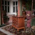 Load image into Gallery viewer, Walter J Schutter IGMA Miniature Chest of Drawers Queen Anne 1:12