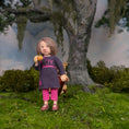 Load image into Gallery viewer, OOAK Catherine Muniere Dollhouse Little Girl Doll with Apple IGMA