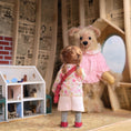 Load image into Gallery viewer, OOAK Catherine Muniere Girl Doll with Teddy Bear Bag IGMA