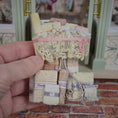 Load image into Gallery viewer, Jenny Warner Lace Table Vignette Miniature Haberdashery Display