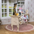 Load image into Gallery viewer, OOAK Sewing Vignette Miniature Haberdashery Shop Counter Display