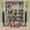 Load image into Gallery viewer, OOAK Miniature Sewing Basket With Notions Dollhouse Accessory