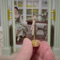 Load image into Gallery viewer, Miniature Glove Display Stand With Leather Gloves Dollhouse Accessory