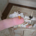 Load image into Gallery viewer, Janny Warnaar OOAK Miniature Cabinet Lace Sewing Vignette 1:12 Scale