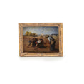 Load image into Gallery viewer, Okada Masaya Miniature Oil Painting The Gleaners by Millet 1:12 Scale