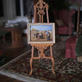 Load image into Gallery viewer, Okada Masaya Miniature Oil Painting The Gleaners by Millet 1:12 Scale