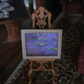 Load image into Gallery viewer, Okada Masaya Miniature Monet Water Lilies Framed Oil Painting 1:12 Scale