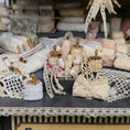 Load image into Gallery viewer, OOAK French Lace Market Stall Diorama Miniature Dollhouse Mercerie