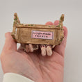 Load image into Gallery viewer, Le Coffre d’Emilie OOAK Teddy Bears on Park Bench Miniature Vignette