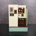 Load image into Gallery viewer, OOAK Japanese Miniature Tea Room Box Vignette with Magnetic Teapot