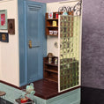 Load image into Gallery viewer, OOAK Japanese Miniature Tea Room Box Vignette with Magnetic Teapot
