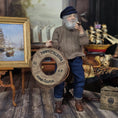 Load image into Gallery viewer, M. Stockton Miniature Nautical Life Preserver Wall Decor #1
