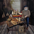 Load image into Gallery viewer, Kathy Tepper Rainbow Hand OOAK Nautical Adventurer’s Table Desk Diorama