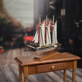 Load image into Gallery viewer, Ron Stetkewicz IGMA Artisan OOAK Hand-Carved Sailing Ship #9 RARE