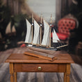 Load image into Gallery viewer, Ron Stetkewicz IGMA Artisan OOAK Hand-Carved Sailing Ship #9 RARE