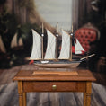 Load image into Gallery viewer, Ron Stetkewicz IGMA Artisan OOAK Hand-Carved Sailing Ship #9 RARE
