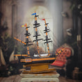 Load image into Gallery viewer, Paul Saltarelli OOAK Hand-Painted Maritime Ship Model UNIQUE
