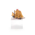 Load image into Gallery viewer, OOAK Hand-Crafted Fanciful Sailing Ship Model with Fabric Sails