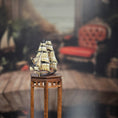 Load image into Gallery viewer, Tony Posada Mini Fleets Hand-Sculpted Metal British Sailing Ship
