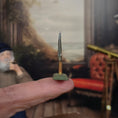 Load image into Gallery viewer, Pat Boorum Sculpted Metal Ship Miniature with Verdigris Patina