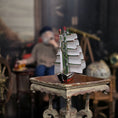 Load image into Gallery viewer, Vintage Artisan Clipper Ship Miniature Hand Painted Sailing Vessel