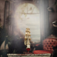 Load image into Gallery viewer, Bud Gillick Hand-Carved Wooden Tall Ship Miniature