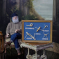 Load image into Gallery viewer, Blue Miniature Nautical Knot Framed Shadow Box Wall Display