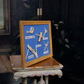Load image into Gallery viewer, Blue Miniature Nautical Knot Framed Shadow Box Wall Display