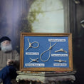 Load image into Gallery viewer, Blue Miniature Nautical Knot Framed Shadow Box Wall Display Five Knots