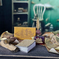 Load image into Gallery viewer, Miniature Scrimshaw Ship Plaque & Ruby Nautical Relief OOAK Maritime Decor Pair