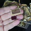 Load image into Gallery viewer, Miniature Scrimshaw Ship Plaque & Ruby Nautical Relief OOAK Maritime Decor Pair