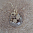 Load image into Gallery viewer, Miniature Rustic Dock Pilings Coastal Beach Vignette OOAK