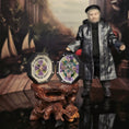 Load image into Gallery viewer, Miniature Pam Friend Double Sailor’s Valentine Hinged Love Box