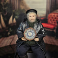 Load image into Gallery viewer, Miniature Pam Friend-Gwinn OOAK Sailor’s Valentine with Anchor Motif
