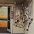 Load image into Gallery viewer, OOAK Miniature Nautical Fishing Net Wall Hanging with Seahorses & Sea Treasures