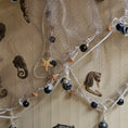 Load image into Gallery viewer, OOAK Miniature Nautical Fishing Net Wall Hanging with Seahorses & Sea Treasures