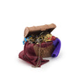 Load image into Gallery viewer, Dressed Miniature Pirate Treasure Chest Overflowing with Jewels & Bounty