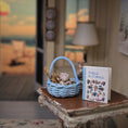 Load image into Gallery viewer, Miniature Shells & Corals Book with Shell Basket and Glass Specimen Jar Set