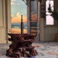 Load image into Gallery viewer, Miniature Nantasy Fantasy Leather & Brass Working Spyglass