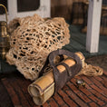 Load image into Gallery viewer, Miniature Nantasy Fantasy Leather Map Carrier with Rolled Charts & Magnifier