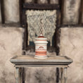 Load image into Gallery viewer, Terry Curran Porcelain Apothecary Jar “Extract of Witch-Hazel” England Brown & Gold