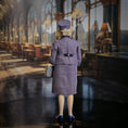 Load image into Gallery viewer, Sherry Colvin OOAK Elegant Society Lady in Tweed Suit Artisan Miniature Doll