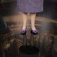 Load image into Gallery viewer, Sherry Colvin OOAK Elegant Society Lady in Tweed Suit Artisan Miniature Doll