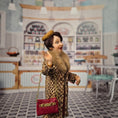Load image into Gallery viewer, Alicia Volta OOAK Chic Leopard Coat Surprised Excited Shopper Lady Doll