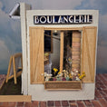Load image into Gallery viewer, OOAK European Pizzeria & French Bakery 1:12 Market Storefront Diorama Japanese Artisan