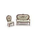 Load image into Gallery viewer, Nancy Summers Half Scale 1:24 French Rococo Settee & Salon Chair Upholstered Set Nursery