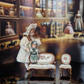 Load image into Gallery viewer, Nancy Summers Half Scale 1:24 French Rococo Settee & Salon Chair Upholstered Set Nursery