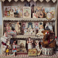Load image into Gallery viewer, Le Coffre d'Emilie Victorian Circus Toy Shop Display Hutch Miniature