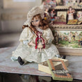 Load image into Gallery viewer, Renee Delaney Little Red Riding Hood Micro Porcelain Doll in Antique Style Gift Box